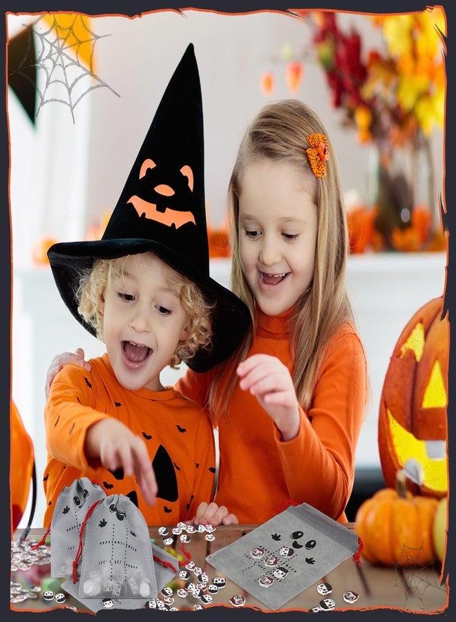 Wesnoy 36 Sets Halloween Tic Tac Toe Party Favors Nightmare Games for Kids 360 Spooky Boys Girls Game Pieces 36 Drawstring Goodie Bags for Fall Class Party Classroom Prizes - Image 5